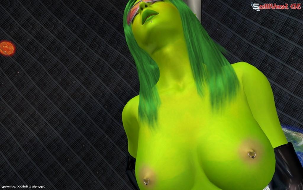 16P Space lesbos licking their cunts in zero gravity