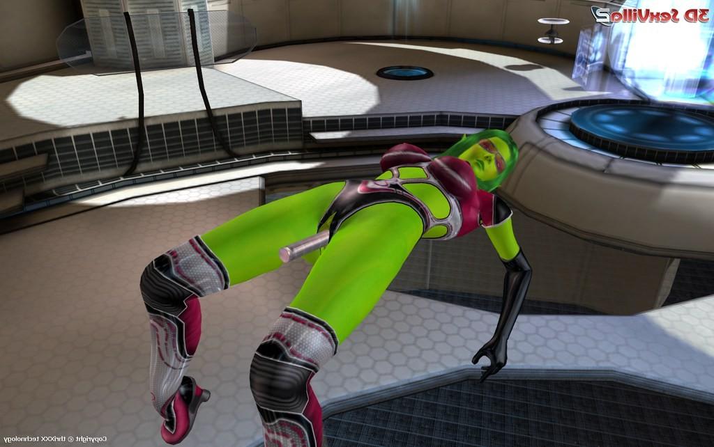 16P Space lesbos licking their cunts in zero gravity