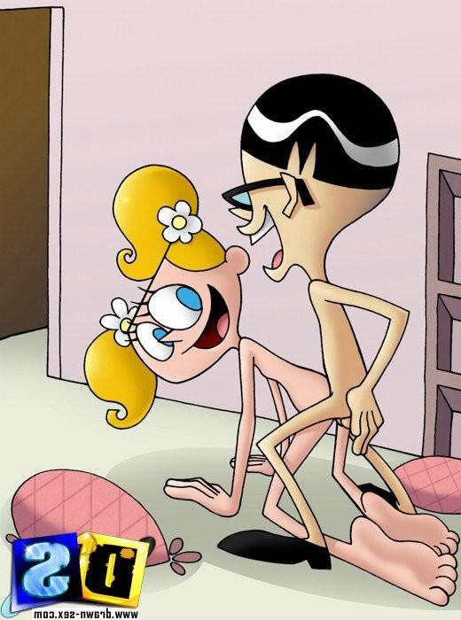 16P The Flintstones family and other nasty toons fucking in living room