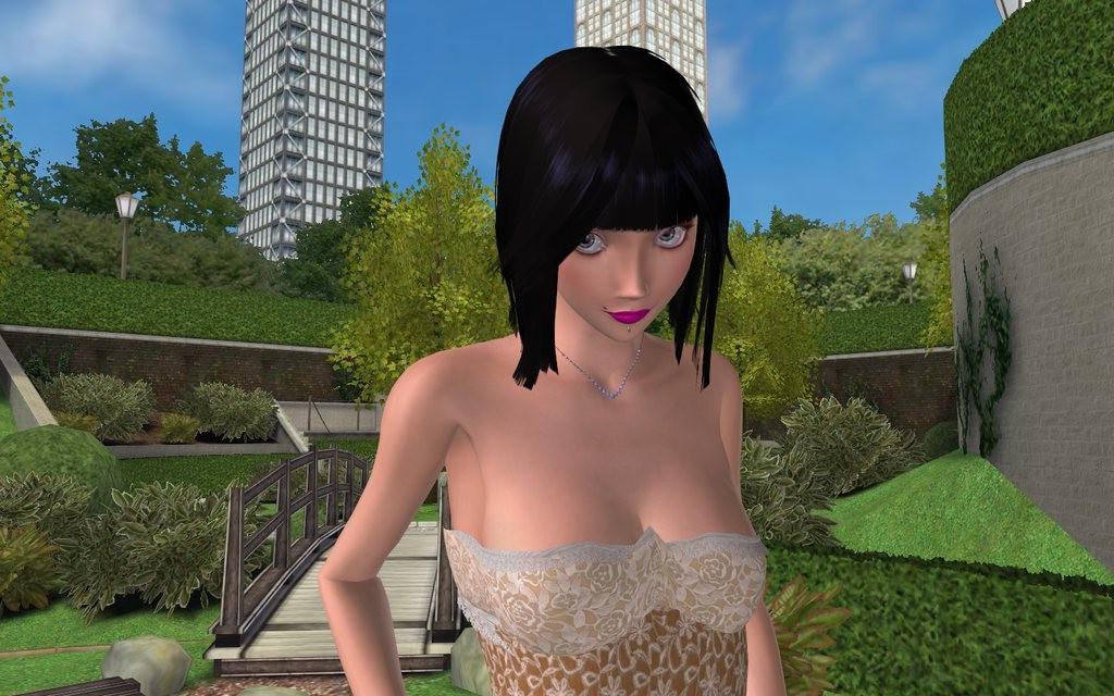 16P 3d animated couple has shameless oralsex in a park
