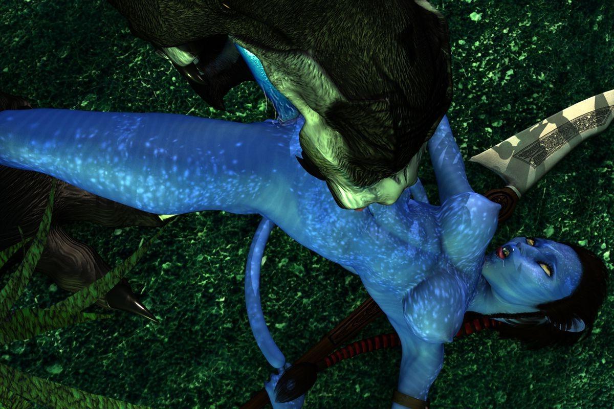 15P Beautiful navi girl fucks and does a blowjob for a monster