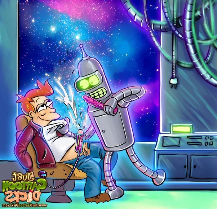 10P Gay twink from FLCL  - Kinky Futurama gays