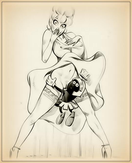 12P Big Bad Wolf fucking Red Riding Hood and Jessica Rabbit