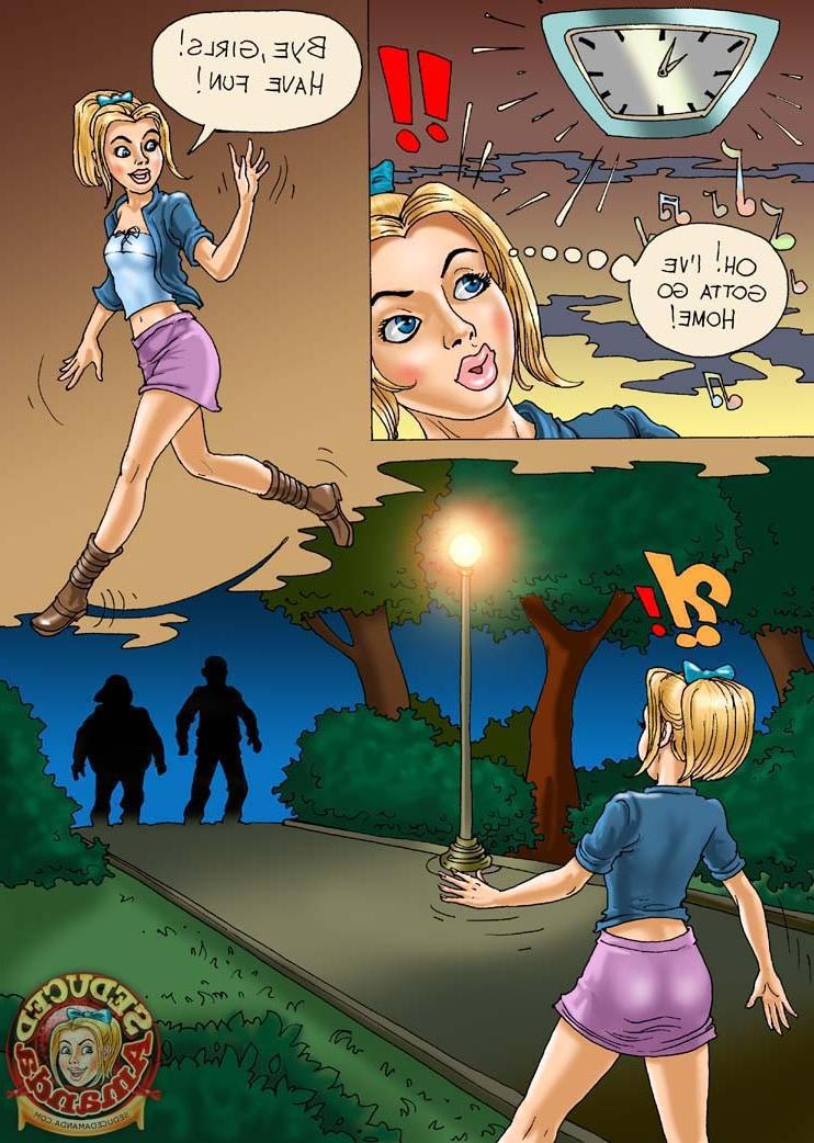 12P Father saves Amanda from a park assault and screws her