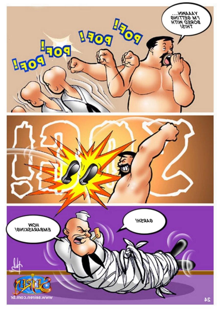11P Anime comics of Popeye and fucking ballet instructor