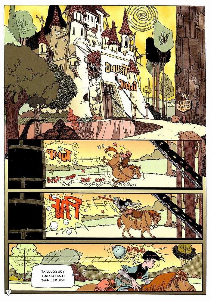 12P Anime comics about hy the knights disappeared
