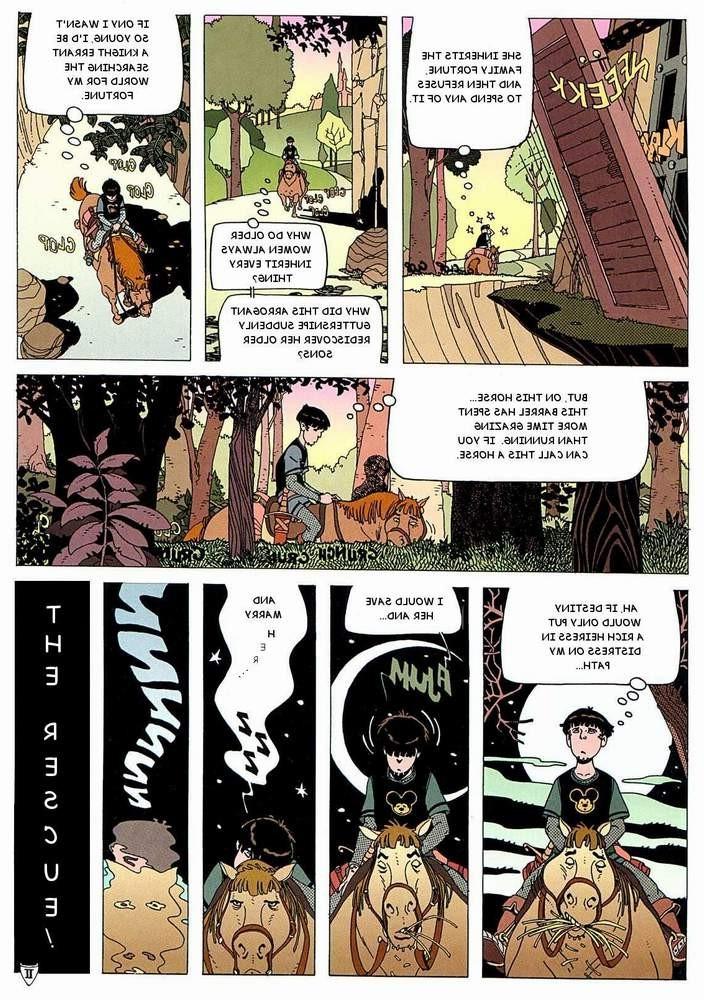 12P Anime comics about hy the knights disappeared