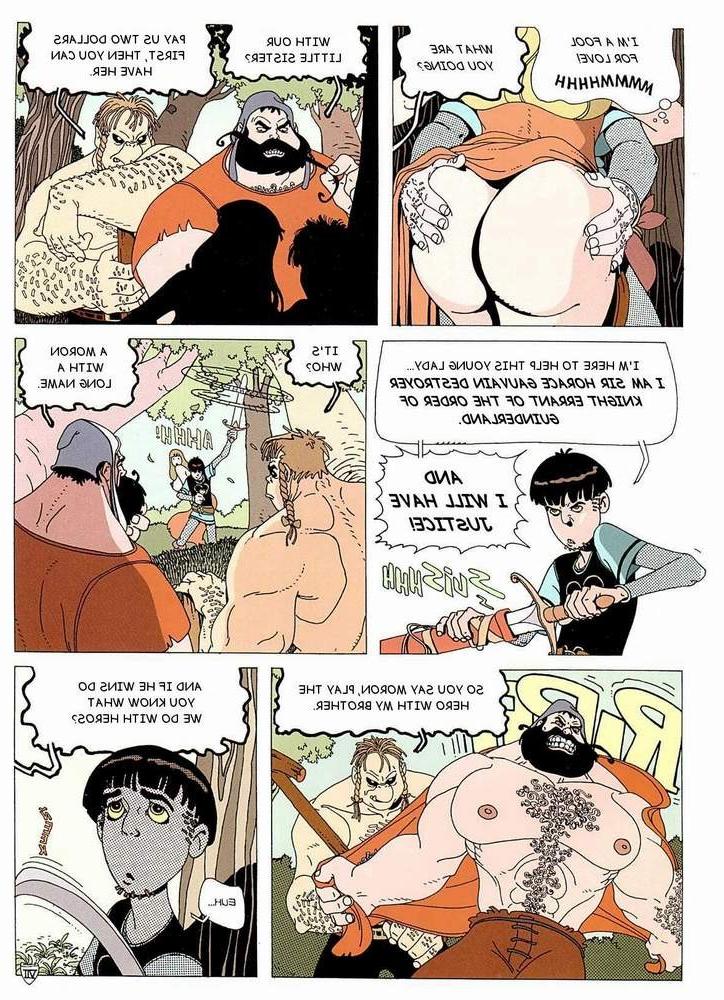 12P Anime comics about hy the knights disappeared