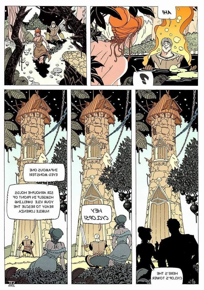 12P Anime comics about hy the knights disappeared