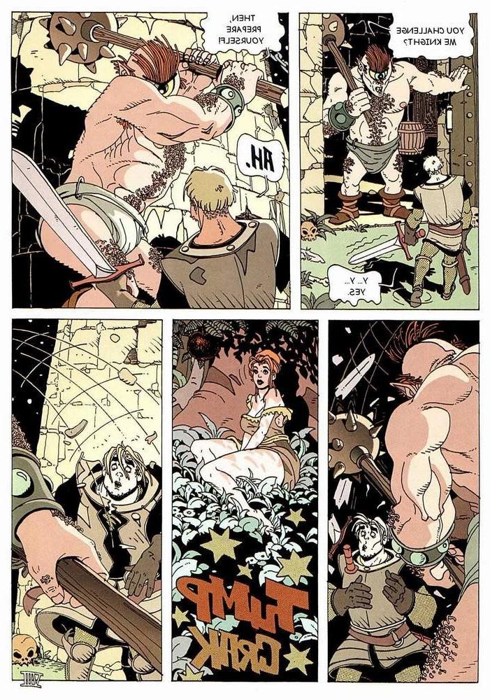 12P Anime comics about hy the knights disappeared