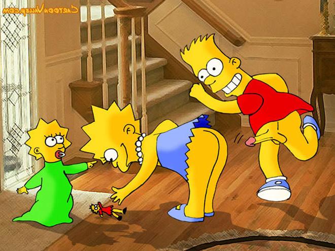 12P Maggie gets bound and deals with sensual Bart Simpson
