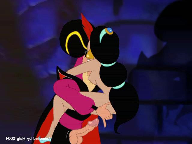 12P Princess Jasmine blowjobbing then getting attacked