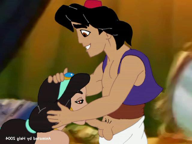 12P Princess Jasmine blowjobbing then getting attacked