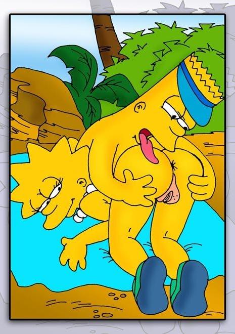 12P Handcuffed Alex gets penetrated by angry Bart Simpson