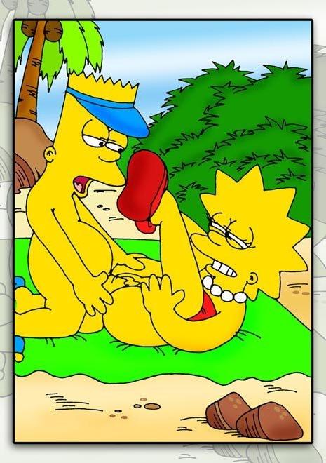 12P Handcuffed Alex gets penetrated by angry Bart Simpson