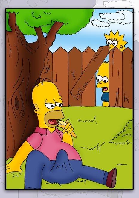 12P Handcuffed Alex gets penetrated by angry Bart Simpson