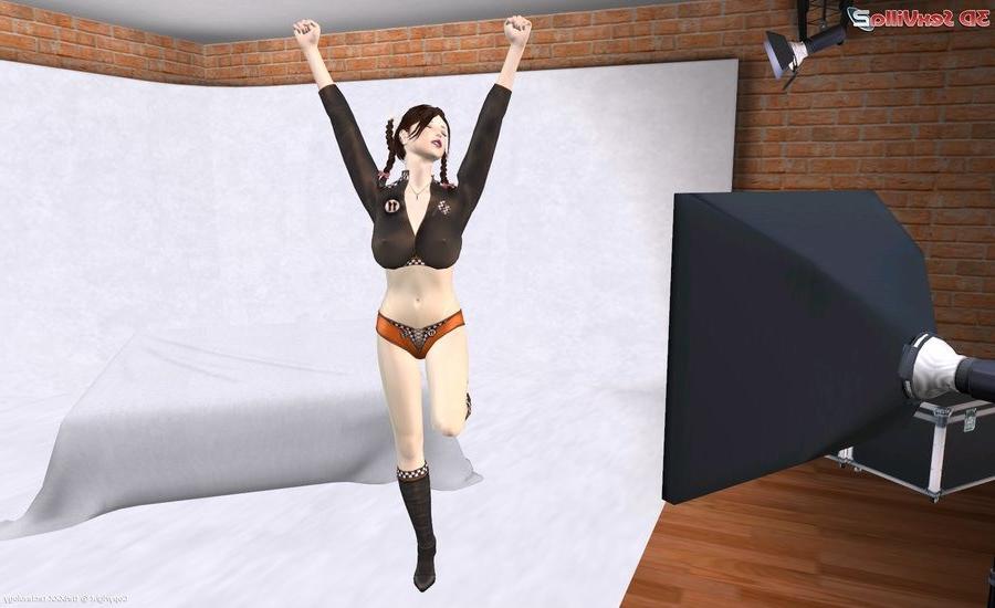 16P Animated interracial sex with a sexy asian babe
