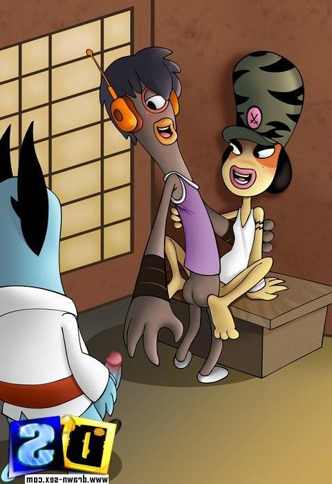 16P The Flintstones family and other nasty toons fucking in living room