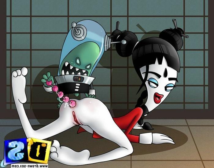 16P The Flintstones family and other nasty toons fucking in living room