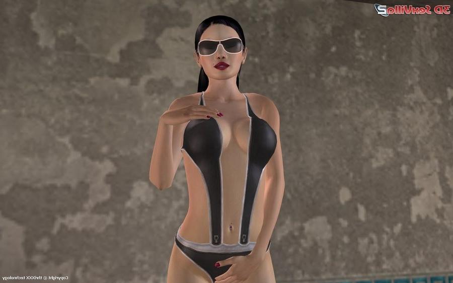 16P 3d animated asian babe swallows huge black meat
