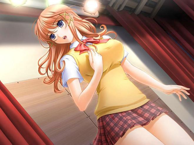 12P Anime Chick posing naked and getting forced to blow