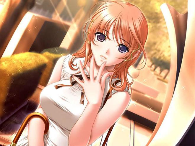 12P Anime Chick posing naked and getting forced to blow