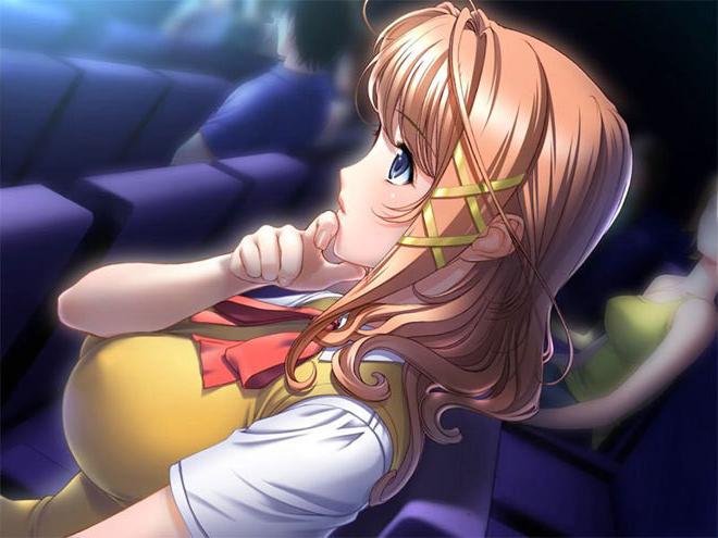 12P Anime Chick posing naked and getting forced to blow