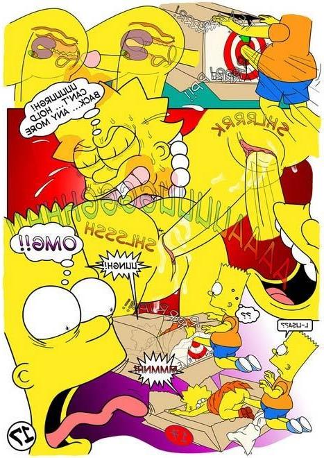 12P Lustful Lisa Simpson got abused and got ass filled