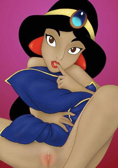 12P Princess Jasmine getting cum blasted and getting off