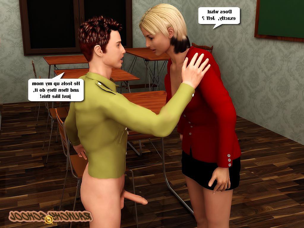 12P Teacher humps a bad boy and lets another join