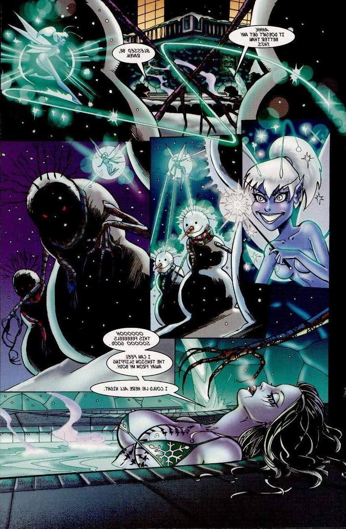 12P Anime comics of witch of black rose and frosty fairy