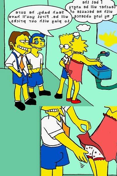 12P Lisa Simpson getting forced to blow and penetrated