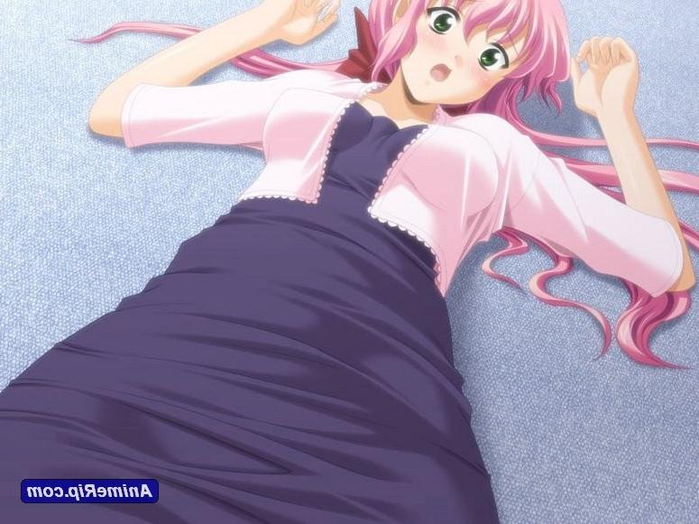 15P Anime girl with great big tits getting used