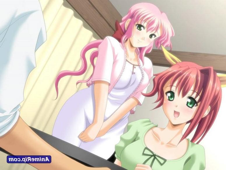 15P Anime girl with great big tits getting used