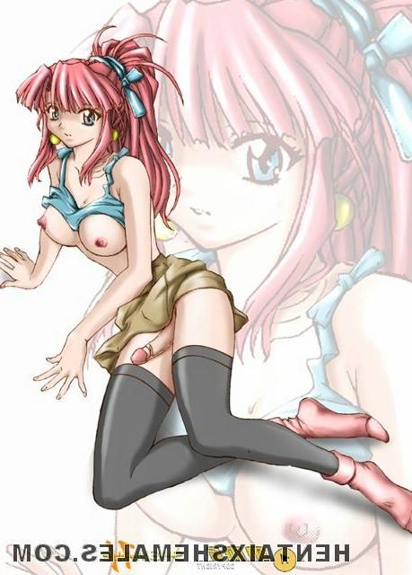 12P Stimulating hentai shemale giving blowjob to a massive cock
