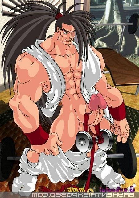 12P Naughty anime gay gets sucked by a shit load of hoses