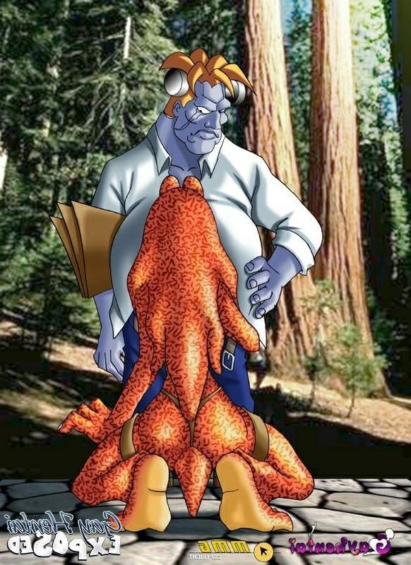 12P Hefty blonde hentai gay riding anally a monster penis outdoors