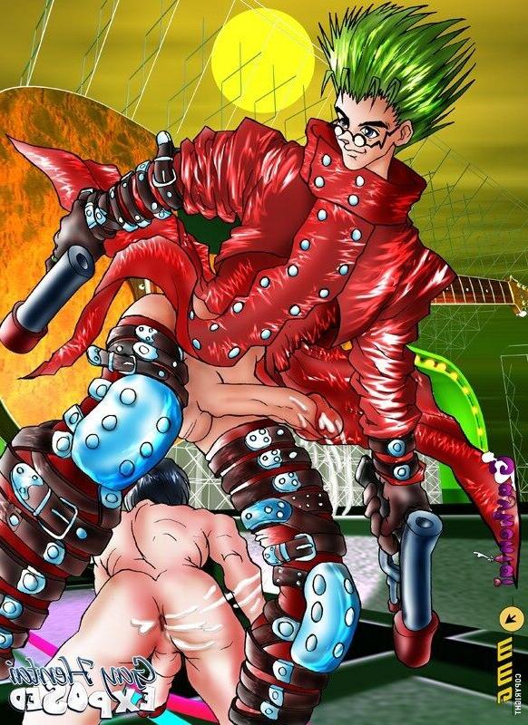 12P Hefty blonde hentai gay riding anally a monster penis outdoors
