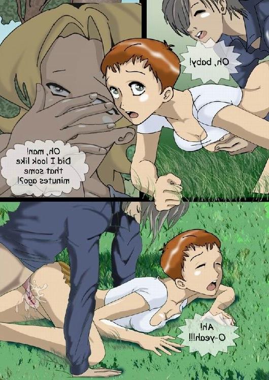 15P Porn comics with two sexy chicks going to the park and get fucked
