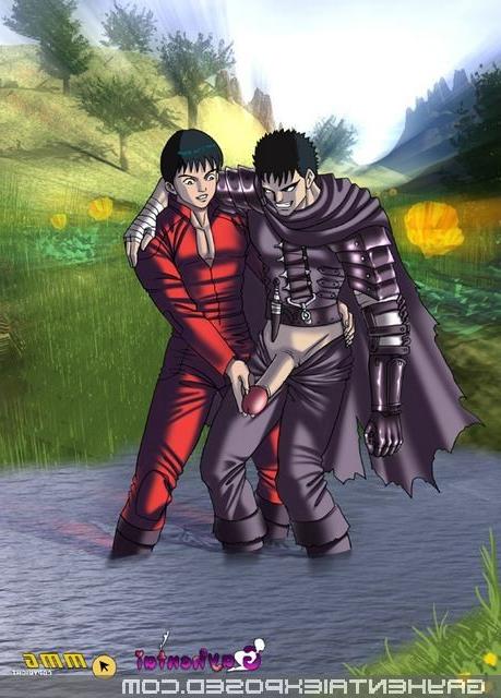 12P Kinky anime gay man touching his week friends dick