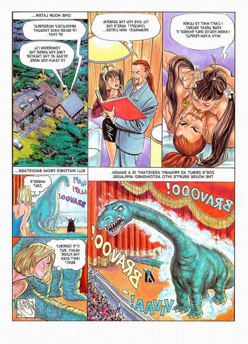 9P Anime comics of big illusion tricks magicians Kalimastro