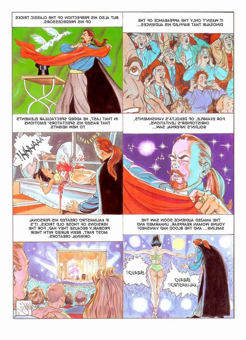 9P Anime comics of illusion magicians Kalimastro