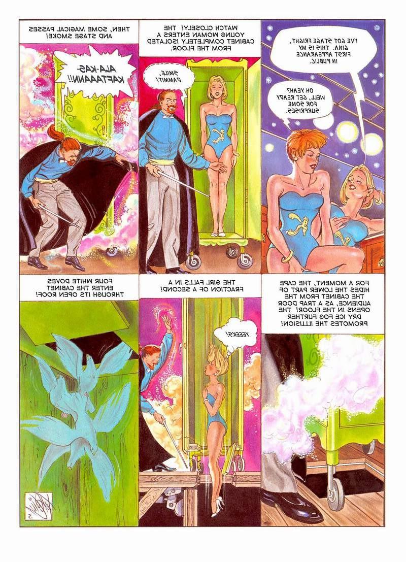 9P Anime comics of illusion magicians Kalimastro
