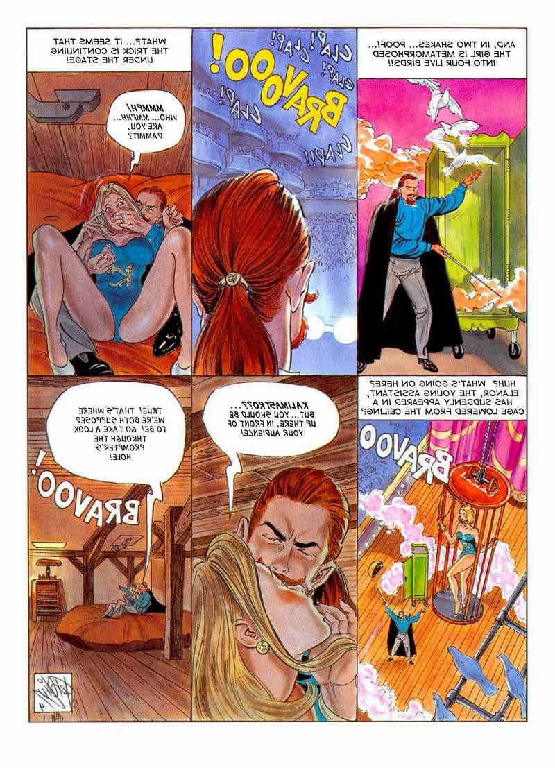 9P Anime comics of illusion magicians Kalimastro