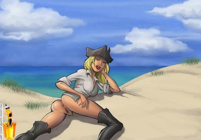 16P Pirates of the Caribbean pick up a bunch of hoes