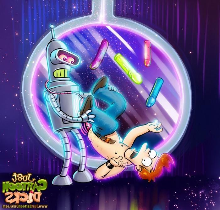 10P Gay twink from FLCL and Kinky Futurama gays