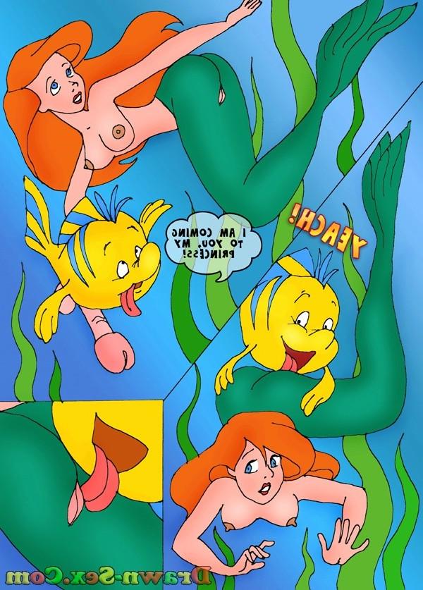 10P Little Mermaid gets fucked cartoons!