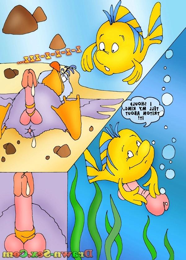 10P Little Mermaid gets fucked cartoons!