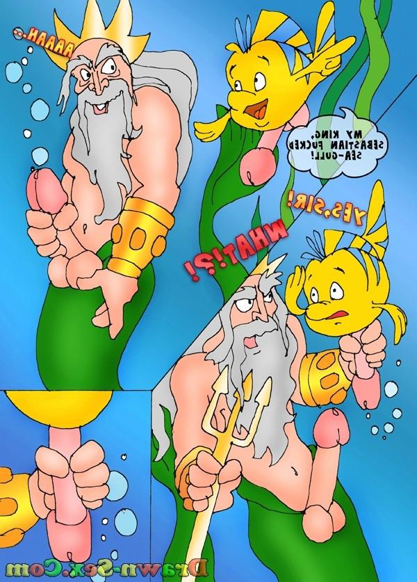 10P Little Mermaid gets fucked cartoons!