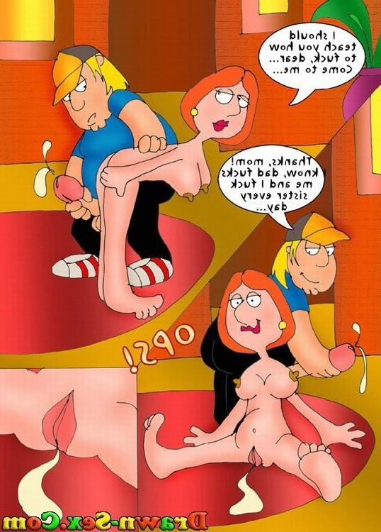 16P Family guy fucking his wife and all the family fucking hard